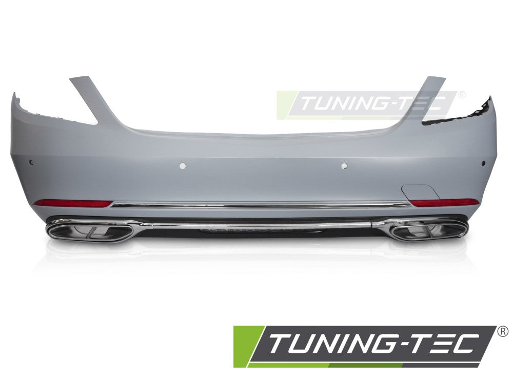 Paraurti Posteriore Sportivo con Fori PDC per Mercedes Classe S (W222) 2018-2020 – cod. ZTME43