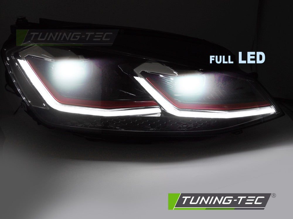 Fari Anteriori Rossi DRL per Volkswagen Golf GTI (Mk7) 2012-2017