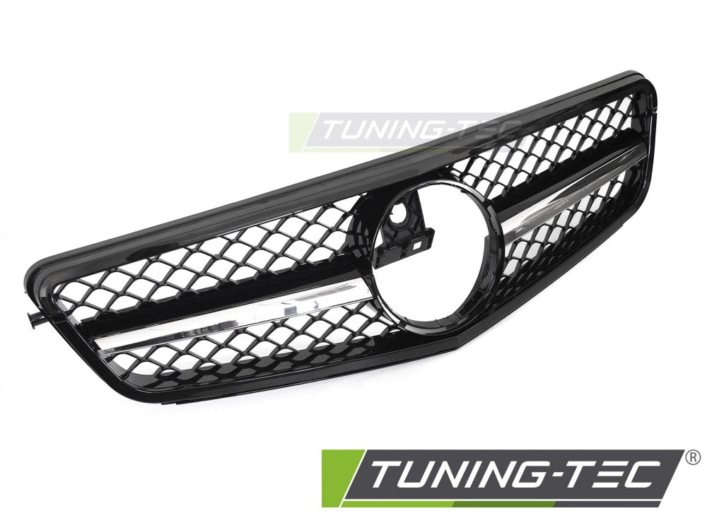 Griglia Sportiva Nera Cromata per Mercedes Classe C (W204) 2007-2014