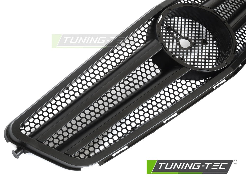Griglia Nera Opaca Sportiva per Mercedes Classe C (W204) 2007-2014 Berlina, Station Wagon