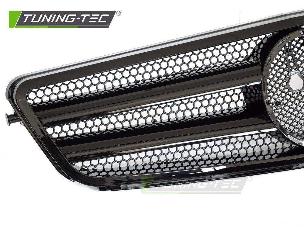 Griglia Sportiva Nera Lucida per Mercedes Classe C (W204) 2007-2014