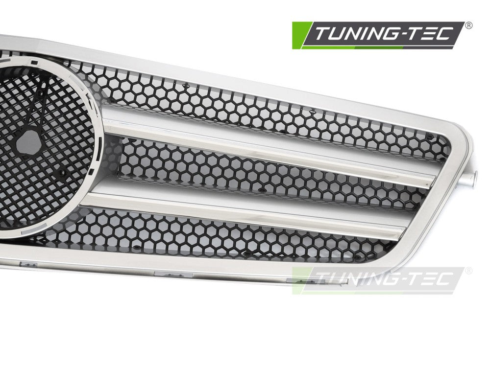 Griglia Sportiva Cromata per Mercedes Classe C (W204) 2007-2014