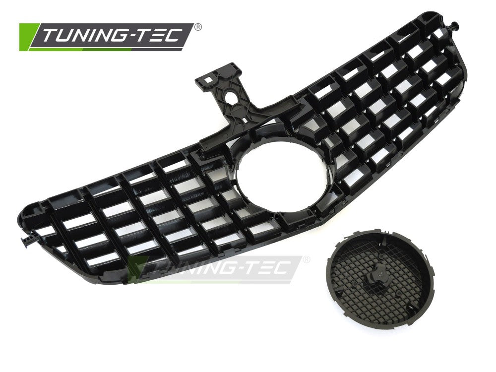Griglia Sportiva Nera Cromata per Mercedes Classe C (W204) 2007-2014
