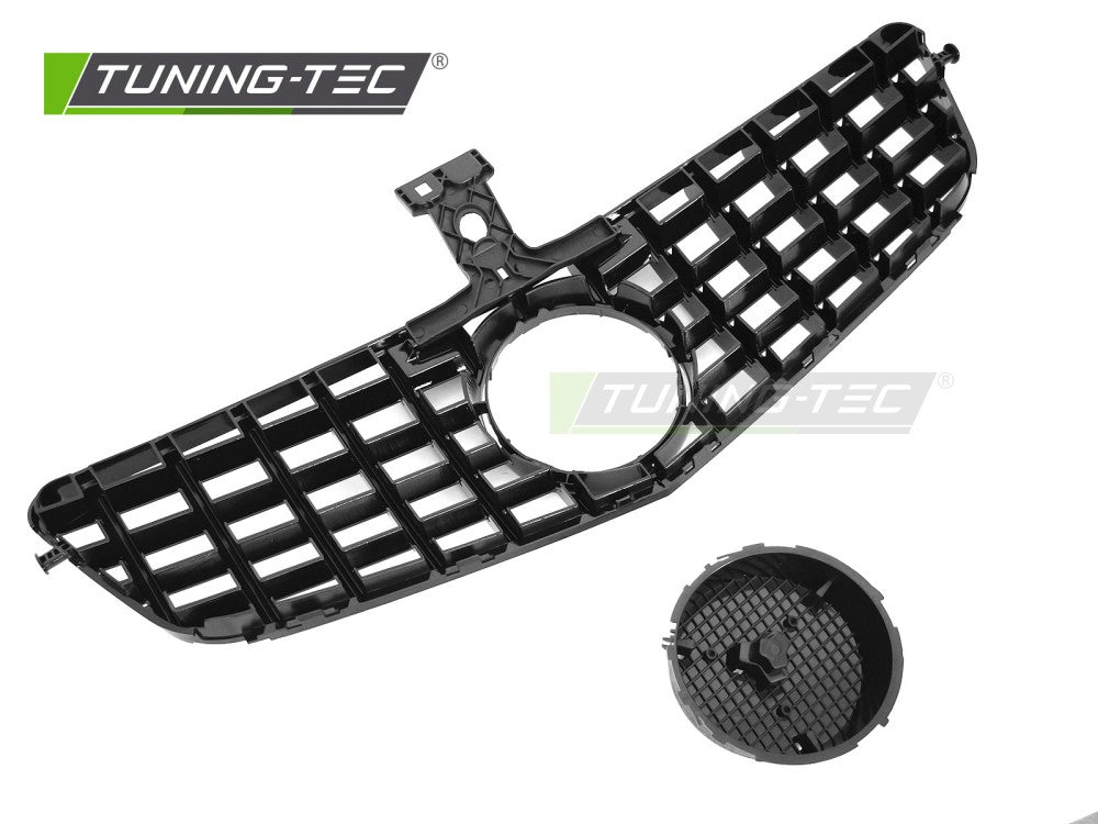 Griglia Sportiva Nera Lucida per Mercedes Classe C (W204) 2007-2014