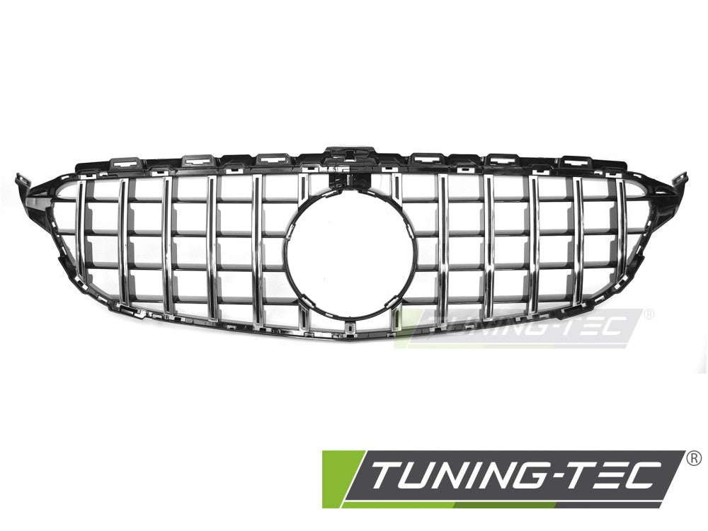 Griglia Sportiva Nera Cromata per Mercedes Classe C (W205) 2014-2021
