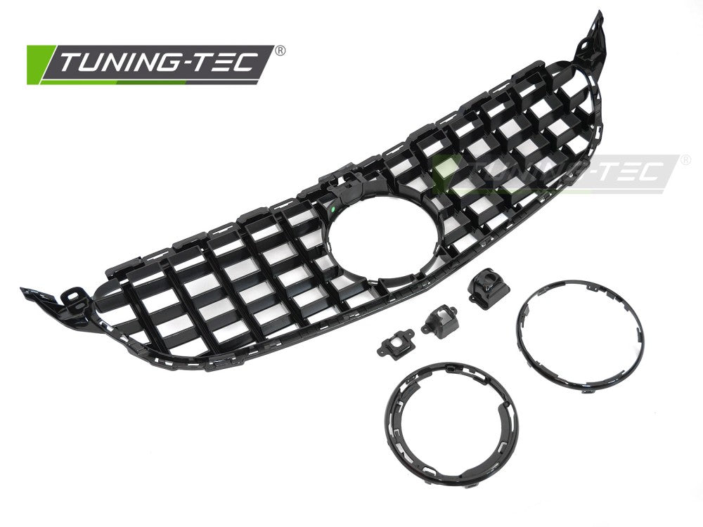 Griglia Sportiva Nera Cromata per Mercedes Classe C (W205) 2014-2021