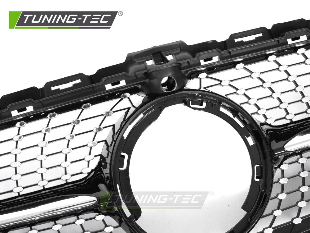 Griglia Sportiva Nera Cromata per Mercedes Classe C (W205 Facelift) 2018-2021