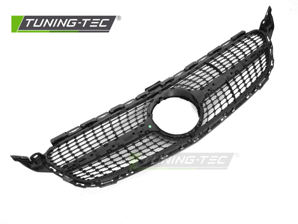 Griglia Sportiva Nera Cromata per Mercedes Classe C (W205) 2014-2018