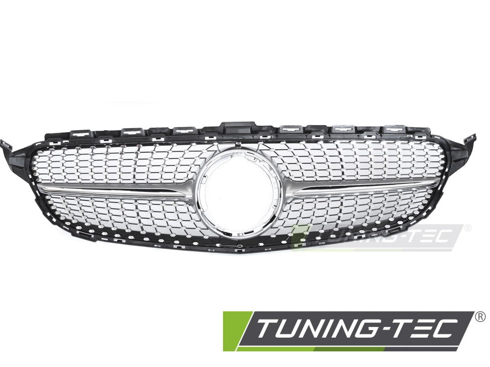 Griglia Sportiva Cromata per Mercedes Classe C (W205 Facelift) 2018-2021