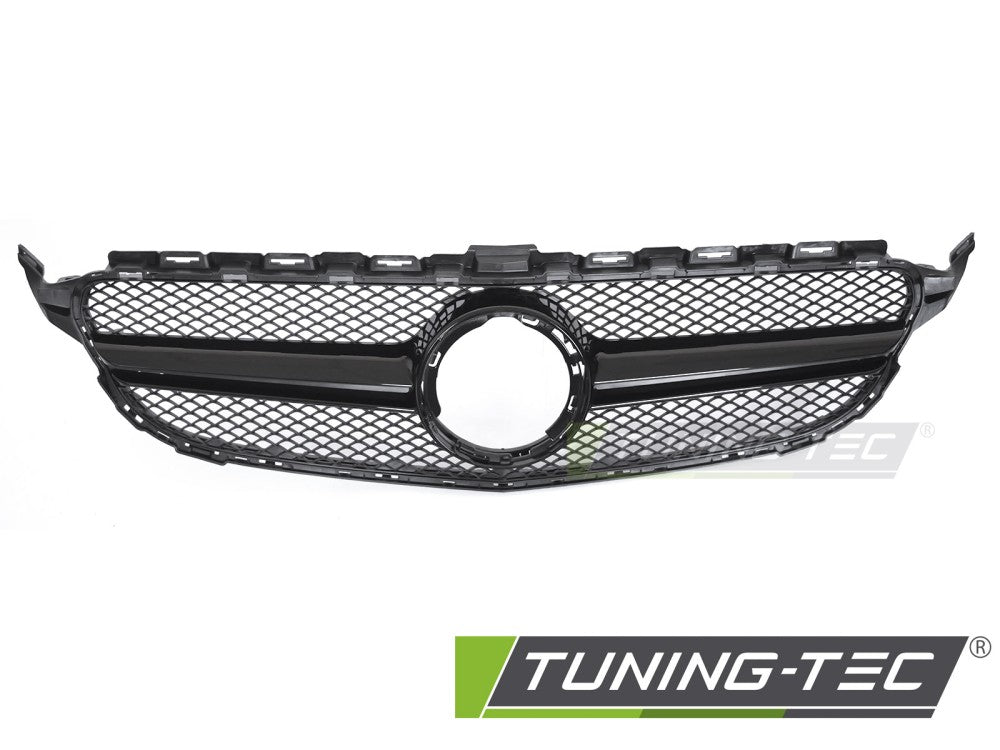 Griglia Nera Lucida per Mercedes Classe C (W205 Facelift) 2018-2023 – cod. GRME81