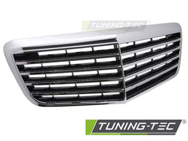 Griglia Nera Cromata per Mercedes Classe E W211 Berlina / Classe E S211 Station Wagon 2006-2009