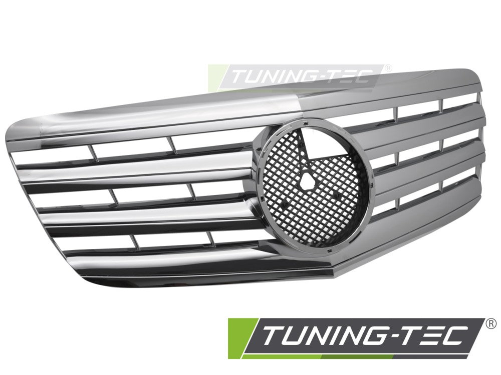 Griglia Sportiva Cromata per Mercedes Classe E (W211) 2006-2009
