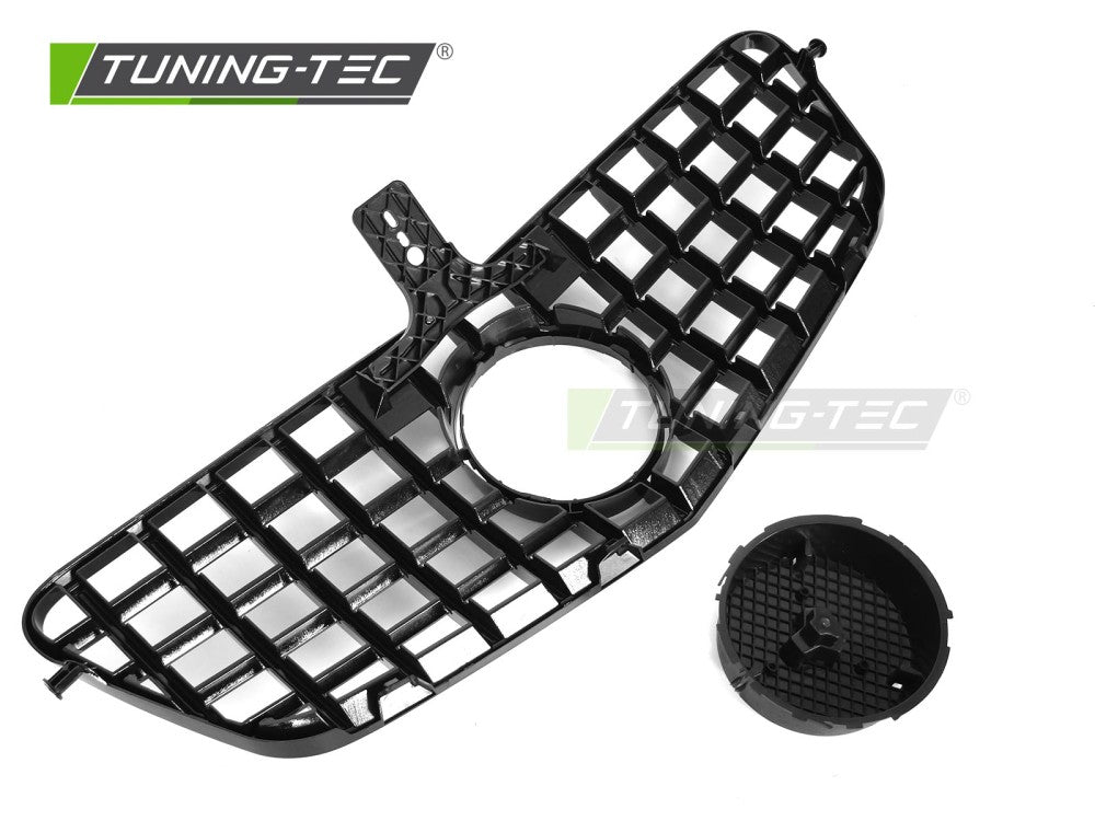 Griglia Sportiva Nera Cromata per Mercedes Classe E (W212) 2009-2013