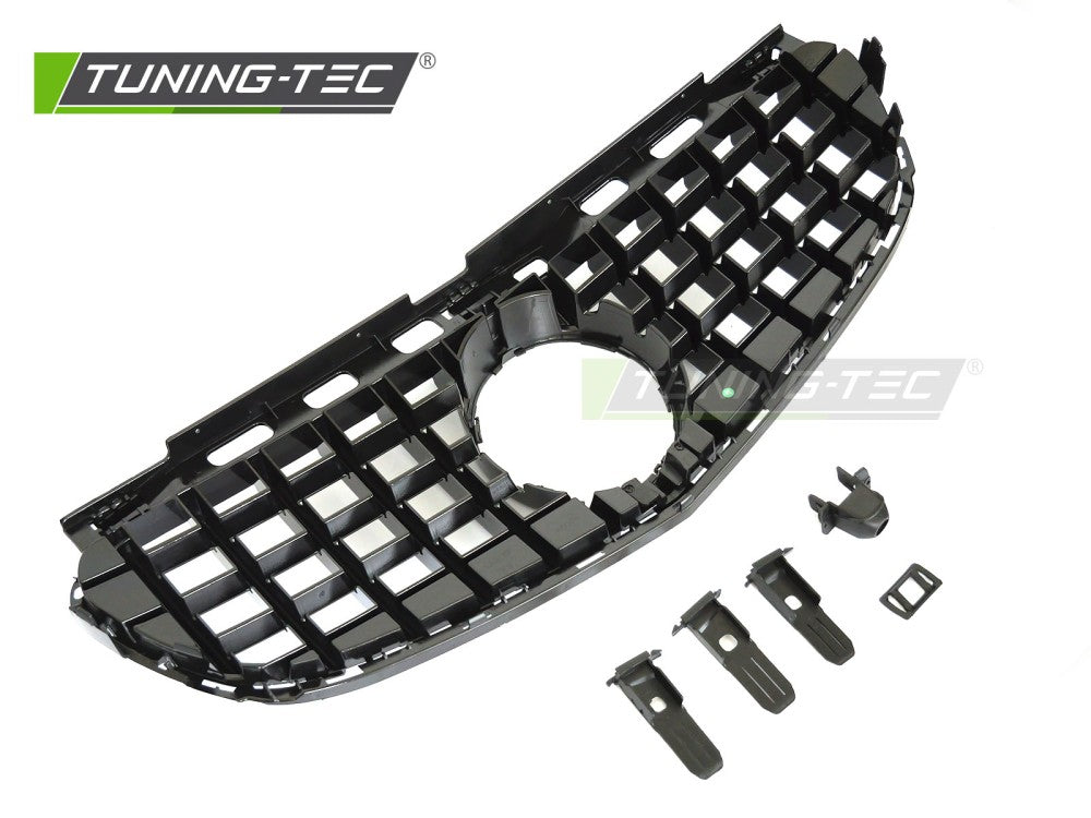 Griglia Sportiva Nera Cromata per Mercedes Classe E (W212 Facelift) 2013-2016
