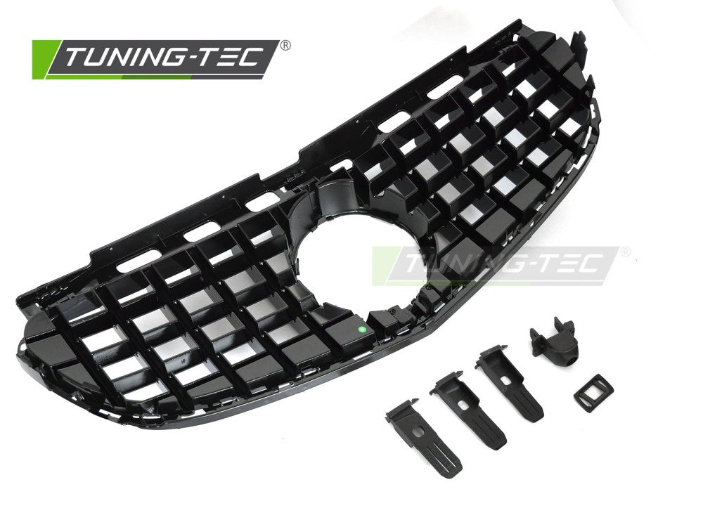 Griglia Sportiva Nera Lucida per Mercedes Classe E (W212 Facelift) 2013-2016