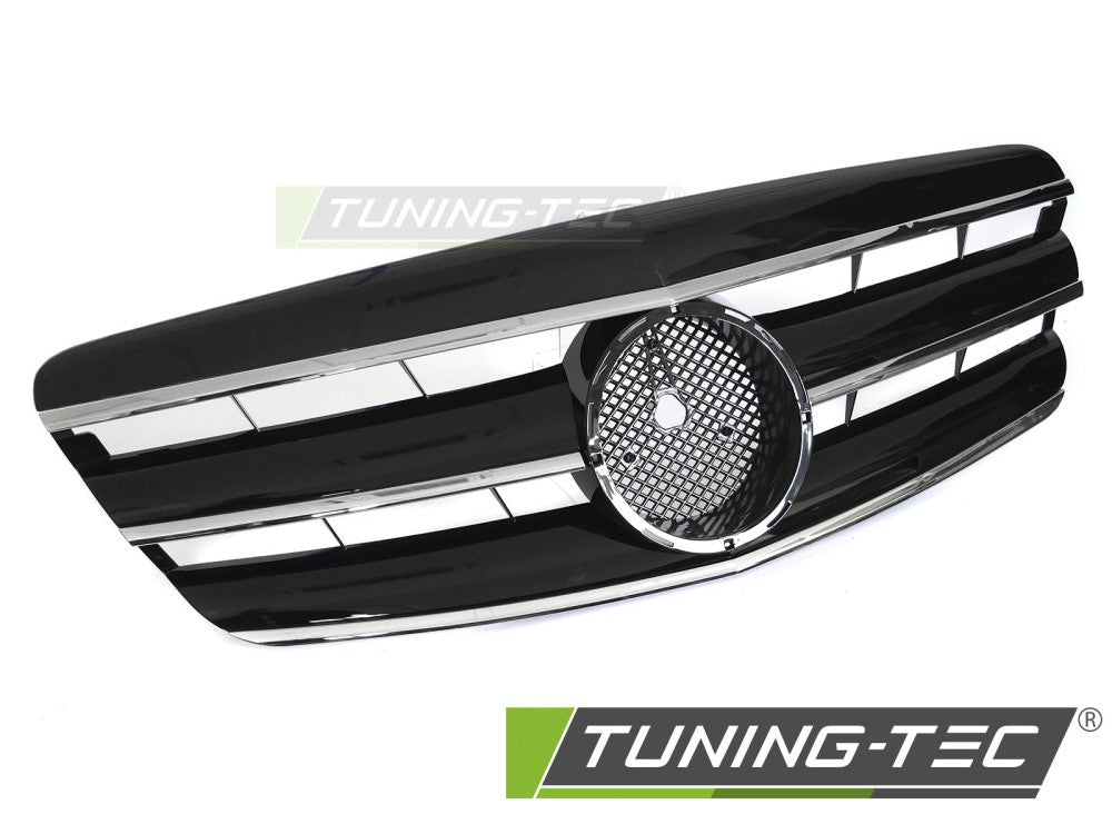 Griglia Sportiva Nera Cromata per Mercedes Classe S (W221) 2005-2009