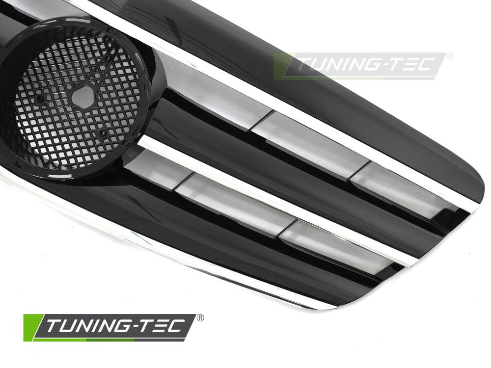 Griglia Sportiva Nera Cromata per Mercedes Classe S (W221) 2005-2009