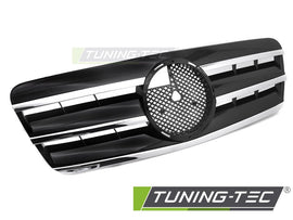 Griglia Sportiva Nera Cromata per Mercedes CLK (W208) 1996-2002