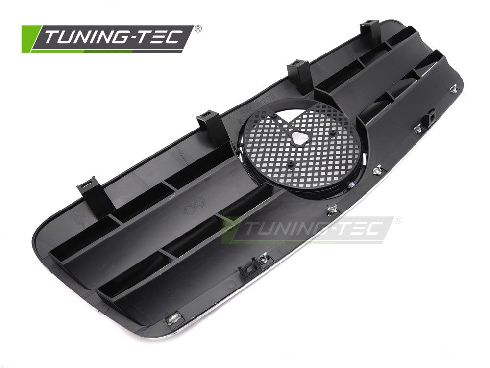 Griglia Sportiva Nera Cromata per Mercedes CLK (W208) 1996-2002