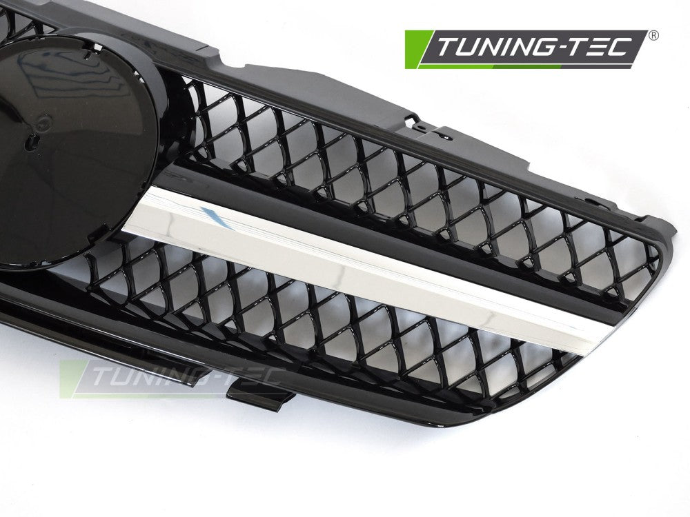 Griglia Sportiva Nera Cromata per Mercedes SL (R230) 2001-2006