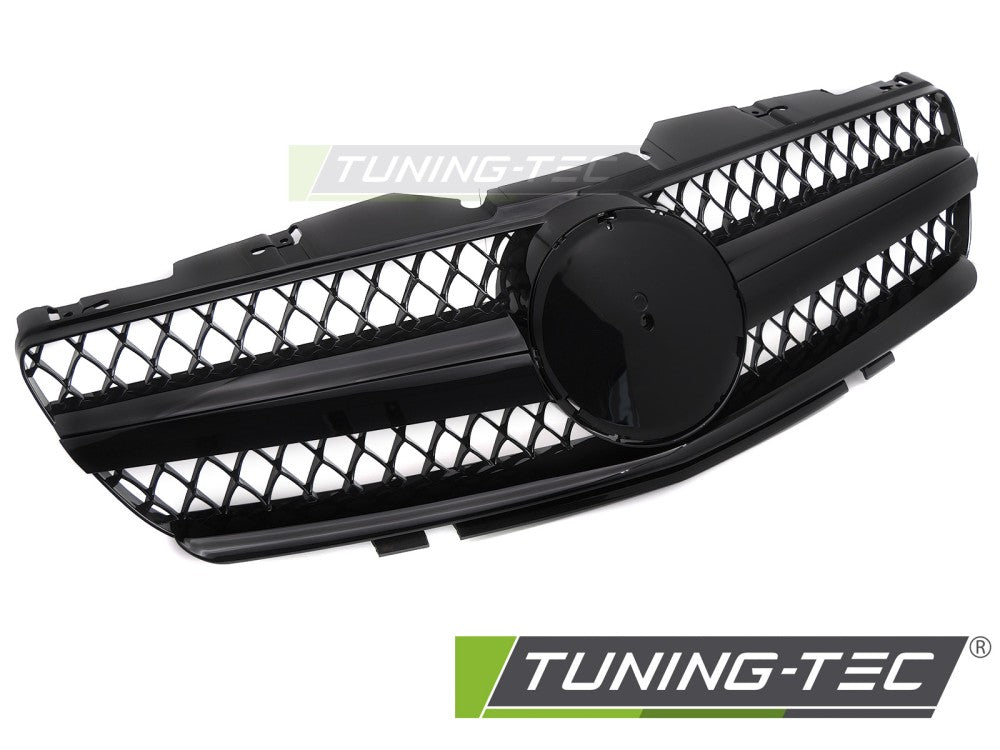 Griglia Sportiva Nera Lucida per Mercedes SL (R230) 2001-2006