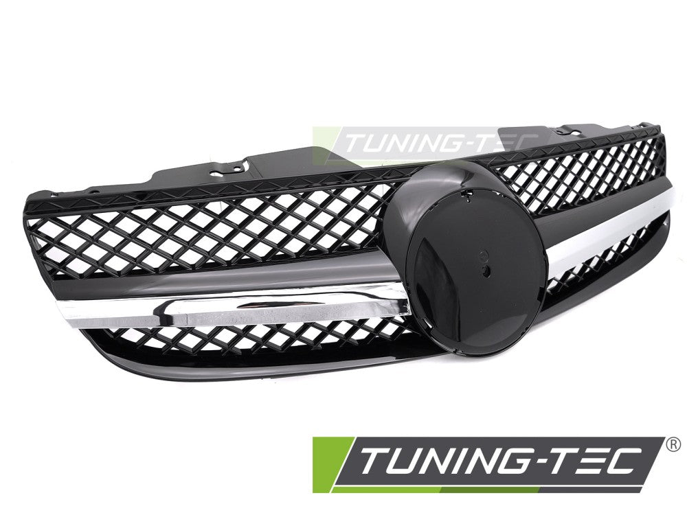 Griglia Sportiva Nera Cromata per Mercedes SL (R230) 2006-2008