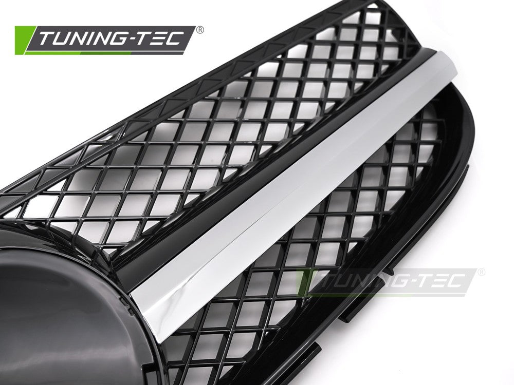 Griglia Sportiva Nera Cromata per Mercedes SL (R230) 2006-2008