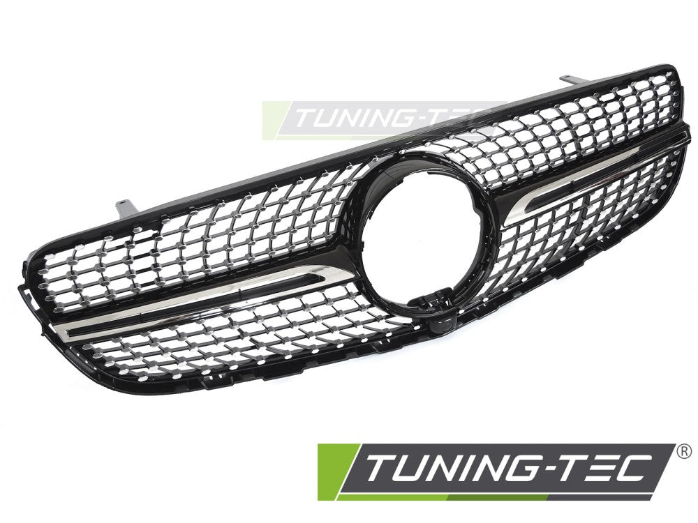 Griglia Sportiva Nera Cromata per Mercedes GLC (X253) 2015-2018