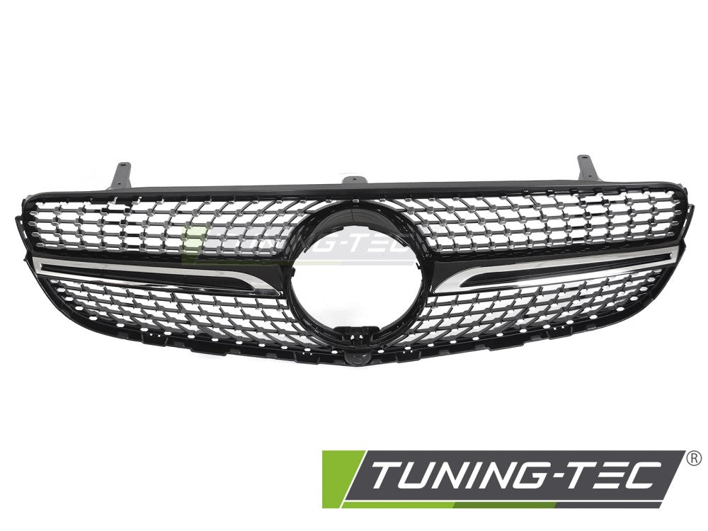Griglia Sportiva Nera Cromata per Mercedes GLC (X253) 2015-2018