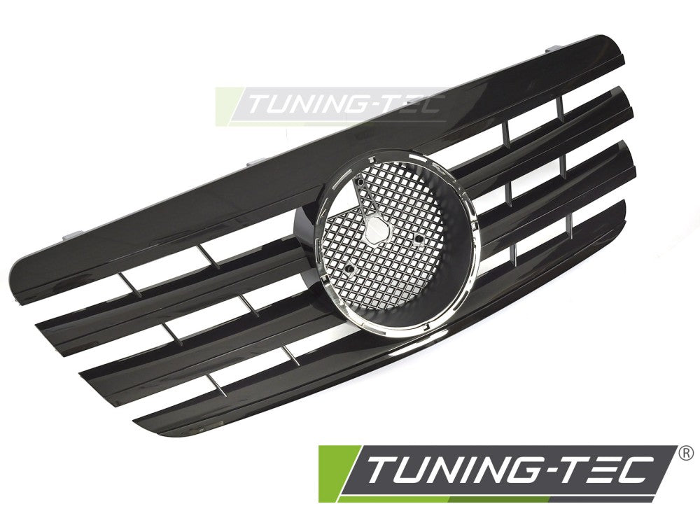 Griglia Sportiva Nera Lucida per Mercedes Classe E (W210) 1999-2002