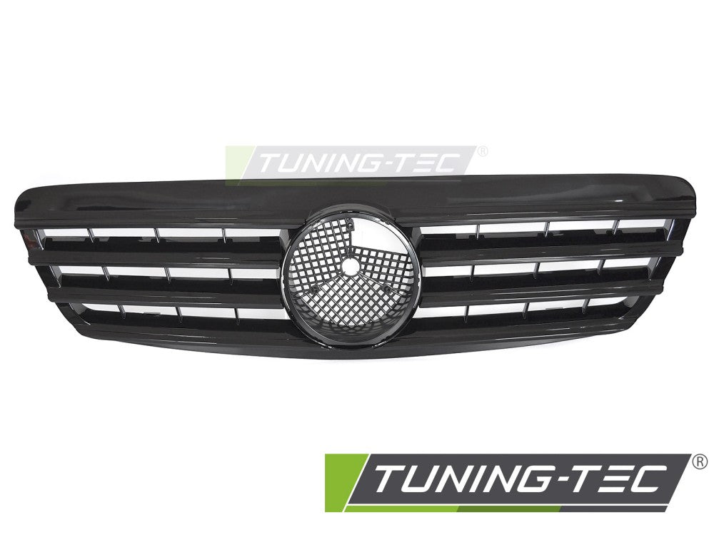 Griglia Sportiva Nera Lucida per Mercedes Classe S (W220) 1998-2002