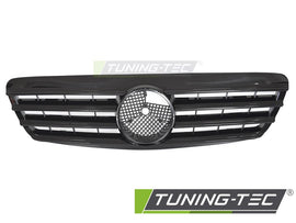 Griglia Nera Lucida Sportiva per Mercedes Classe S W220 Berlina 1998-2002