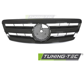 Griglia Nera Lucida Sportiva per Mercedes Classe S W220 Berlina 2002-2005