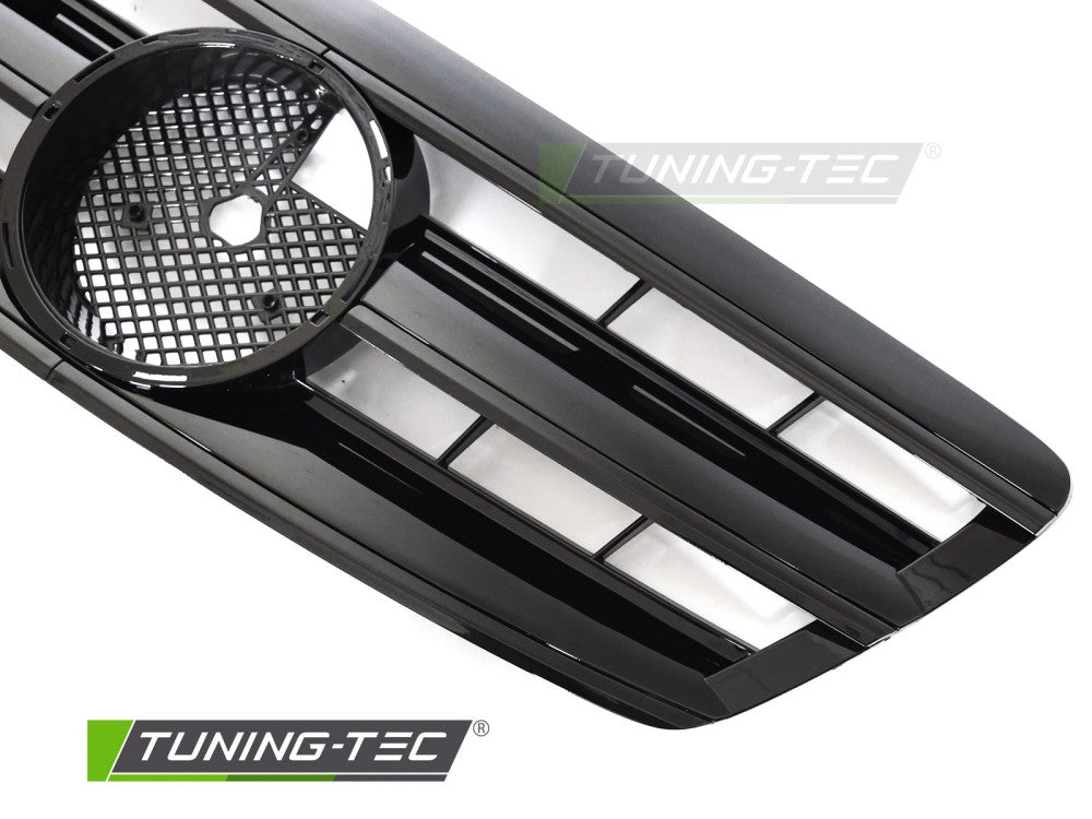 Griglia Sportiva Nera Lucida per Mercedes Classe S (W220) 2002-2005
