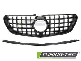 Griglia Nera Lucida Sportiva per Mercedes Classe V W447 2014-2019