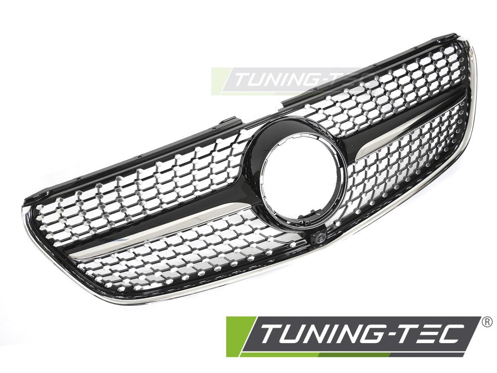 Griglia Sportiva Nera Cromata per Mercedes Vito (W447) 2014-2019