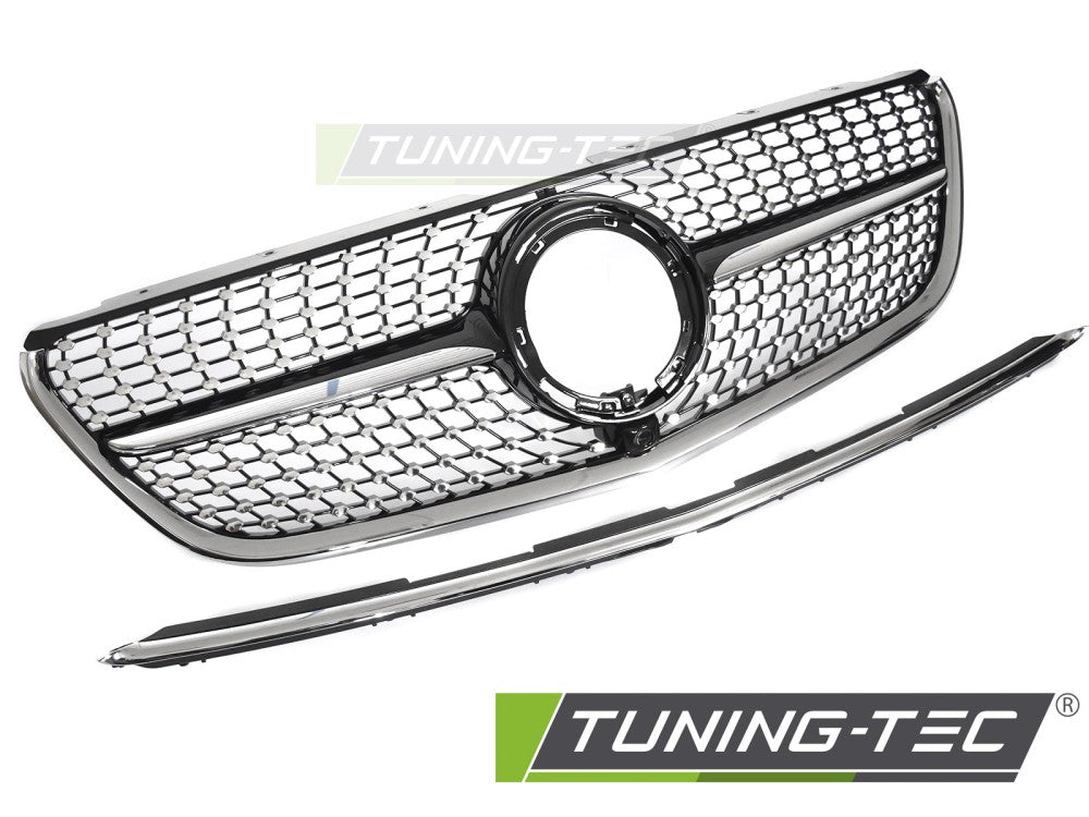 Griglia Sportiva Nera Cromata per Mercedes Vito (W447) 2019-2023
