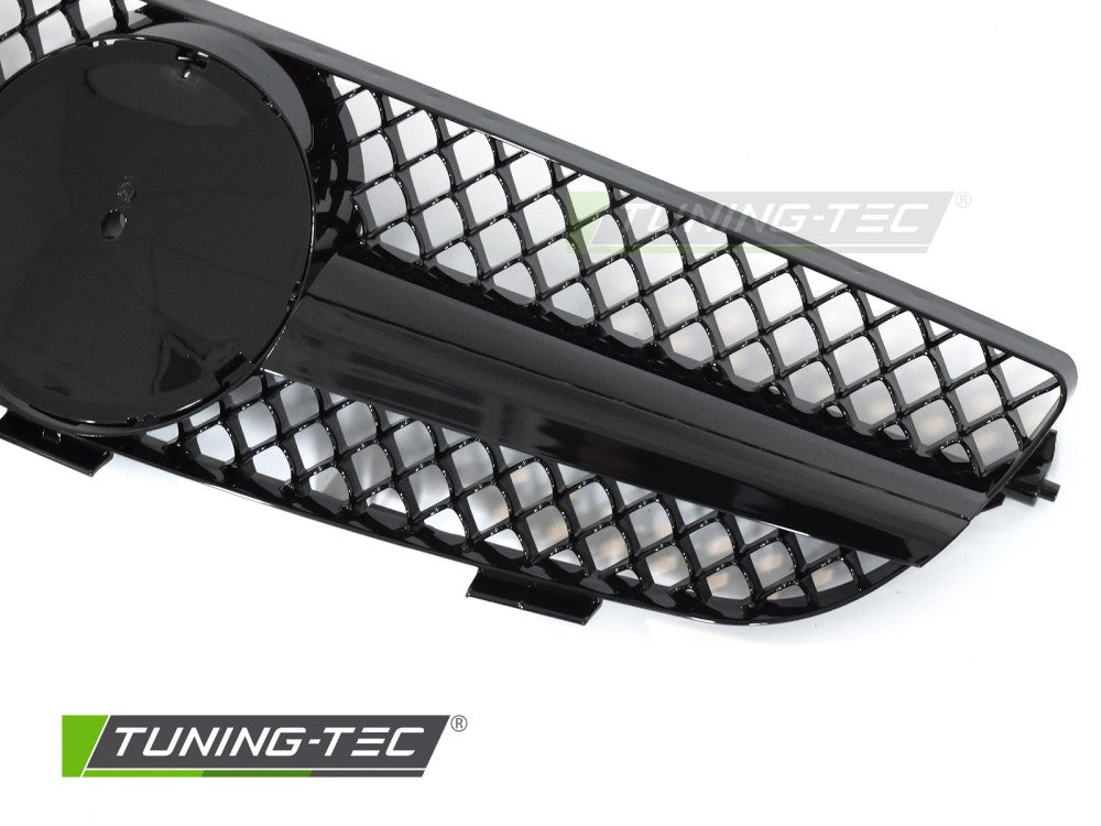 Griglia Nera Lucida Sportiva per Mercedes CLK (W209) 2003-2010 Coupé, Cabrio