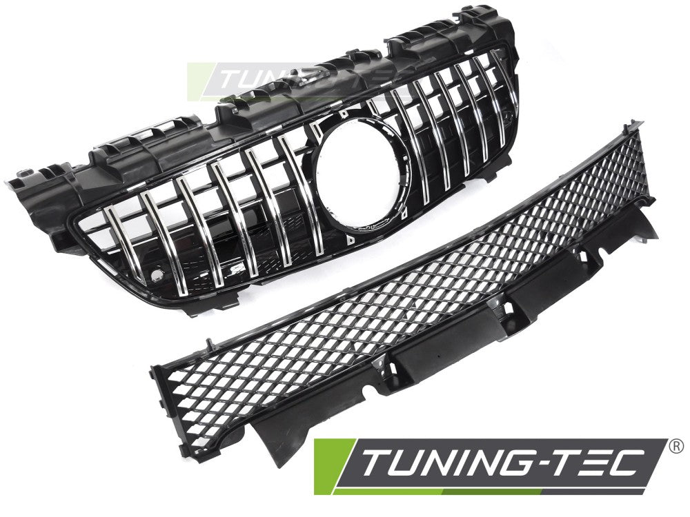 Griglia Sportiva Nera Cromata per Mercedes SLK (R172) 2011-2015