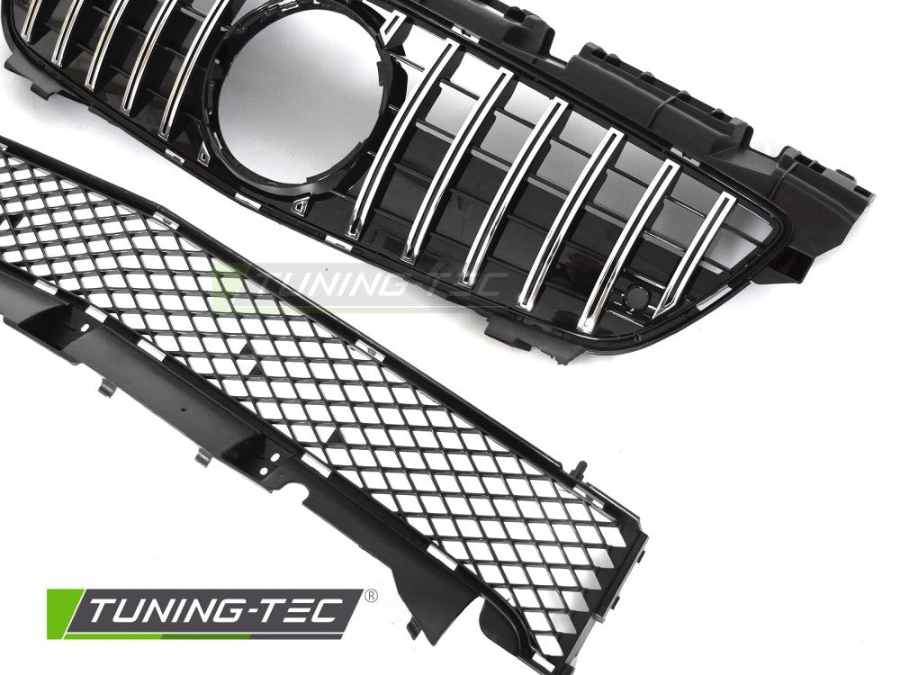 Griglia Sportiva Nera Cromata per Mercedes SLK (R172) 2011-2015