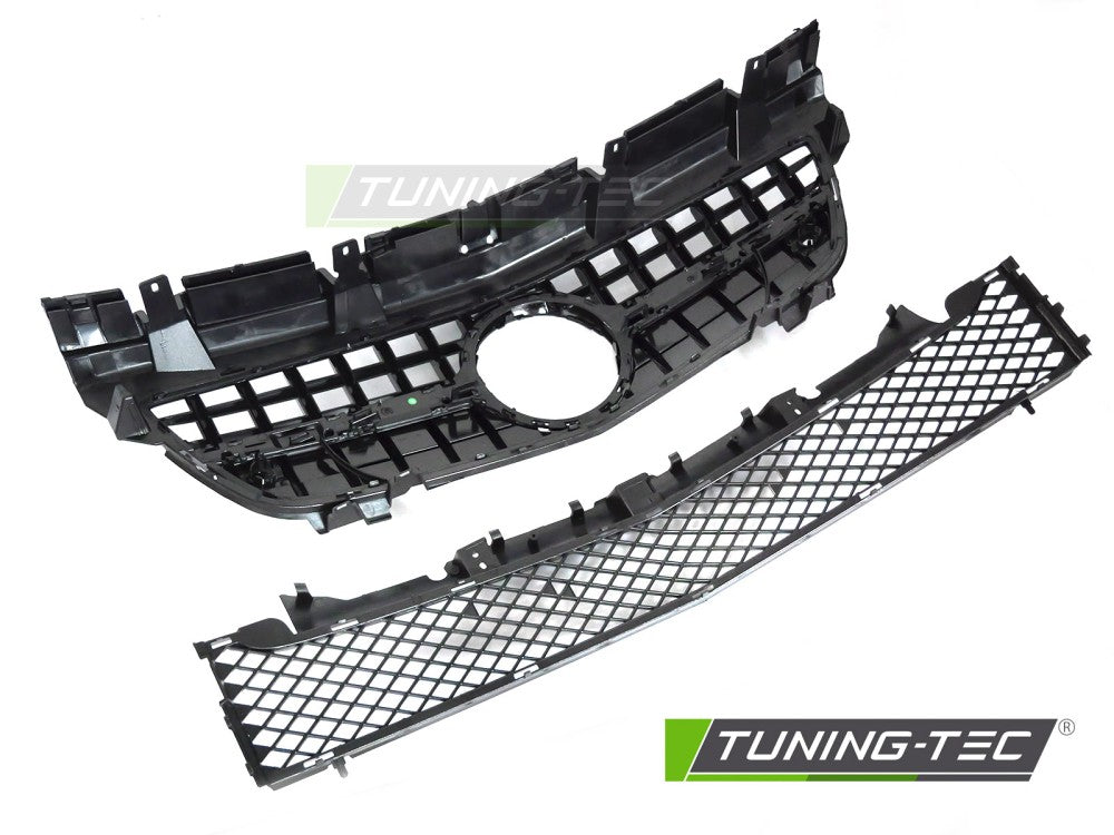 Griglia Sportiva Nera Cromata per Mercedes SLK (R172) 2011-2015