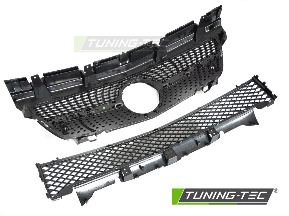 Griglia Sportiva Nera Cromata per Mercedes SLK (R172) 2011-2015