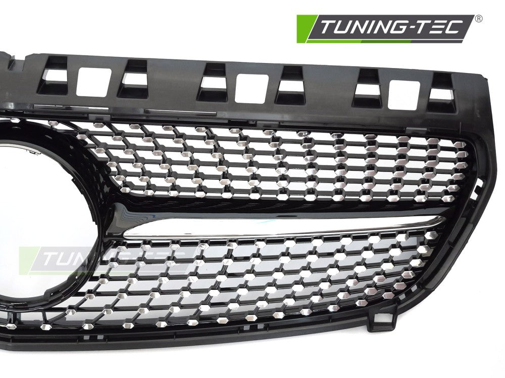 Griglia Sportiva Nera Cromata per Mercedes Classe A (W176) 2012-2015