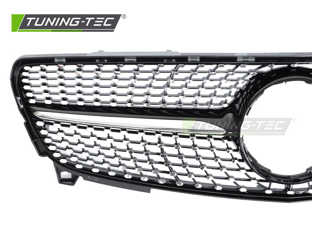Griglia Sportiva Nera Cromata per Mercedes Classe A (W176 Facelift) 2015-2018