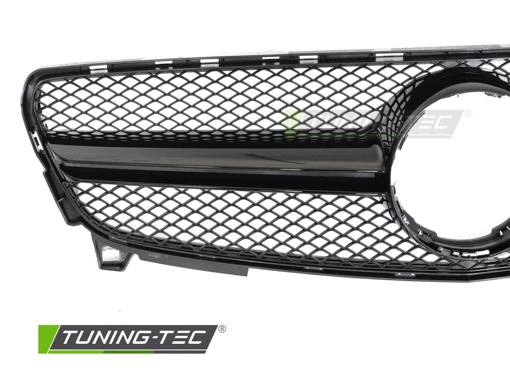 Griglia Sportiva Nera Lucida per Mercedes Classe A (W176 Facelift) 2015-2018
