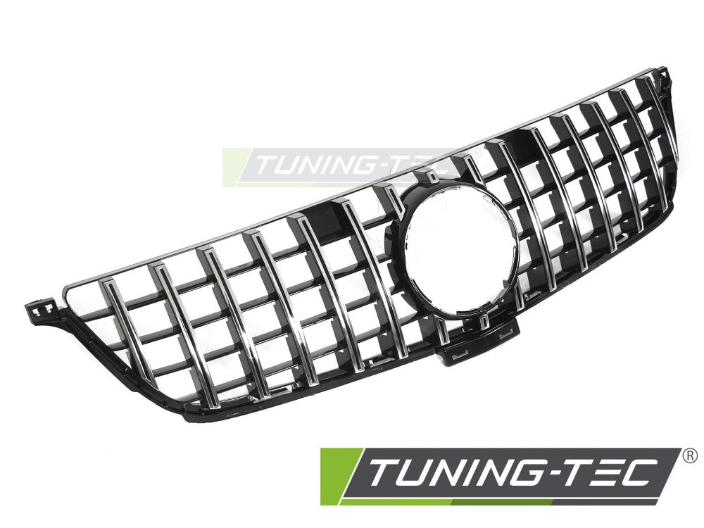 Griglia Sportiva Nera Cromata per Mercedes Classe M (W166) 2011-2015