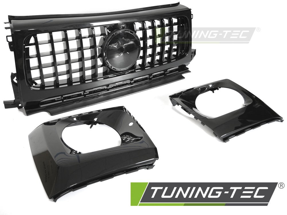 Griglia Sportiva Nera Lucida per Mercedes Classe G (W464) 2018-2024
