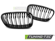 Carica l'immagine nel visualizzatore di Gallery, Griglia Sportiva Nera Lucida Doppia Barra per BMW Serie 1 (F20 / F21) 2011-2014