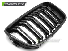 Carica l'immagine nel visualizzatore di Gallery, Griglia Sportiva Nera Lucida Doppia Barra per BMW Serie 1 (F20 / F21) 2011-2014