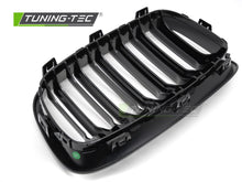 Carica l'immagine nel visualizzatore di Gallery, Griglia Sportiva Nera Lucida Doppia Barra per BMW Serie 1 (F20 / F21) 2011-2014